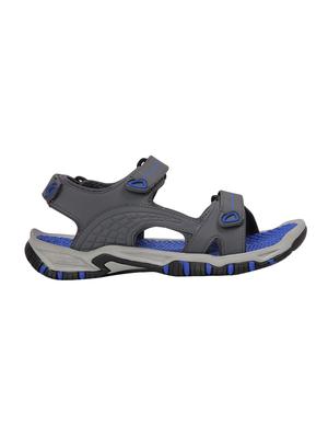 grey leather back strap floaters - 16812139 - Standard Image - 2