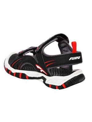 black leather back strap sandals - 16812140 - Standard Image - 3