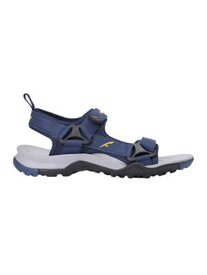 blue leather back strap floaters - 16812142 - Standard Image - 2