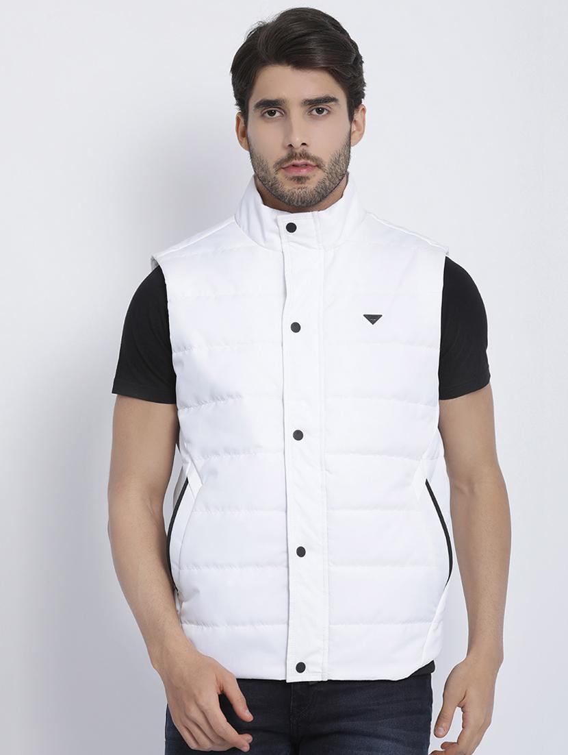 white solid quilted jacket - 16812621 - Zoom Image - 1