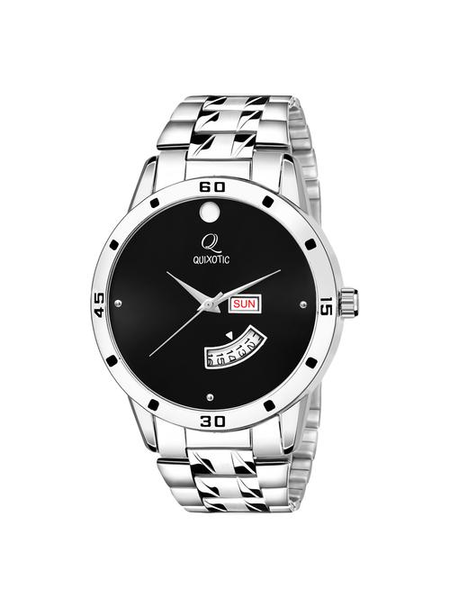 ? quixotic dashing black day-date analog mens watch - 16812686 - Standard Image - 1