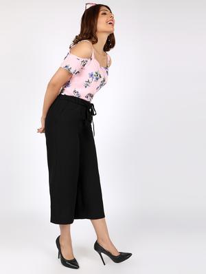 cold shoulder floral top - 16812704 - Standard Image - 4