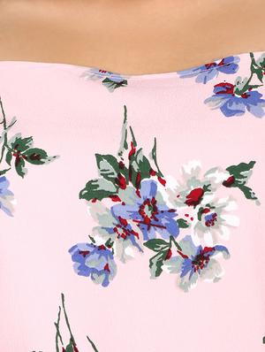 cold shoulder floral top - 16812704 - Standard Image - 5