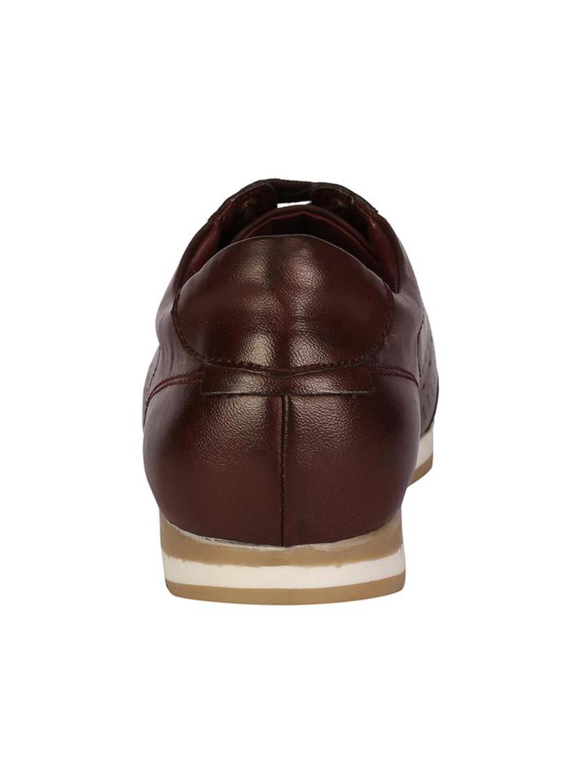 brown leather lace up shoes - 16812923 - Zoom Image - 3
