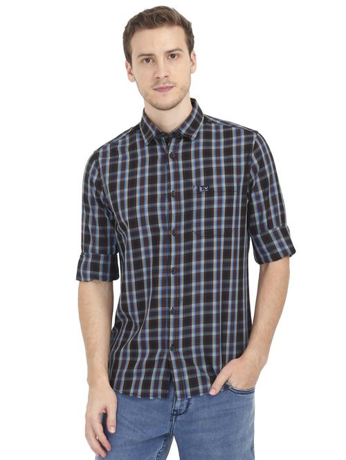 multi color checkered casual shirt - 16813068 - Very Small Image - 1