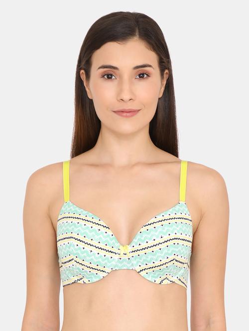 contrast strap t-shirt bra - 16813253 - Standard Image - 1