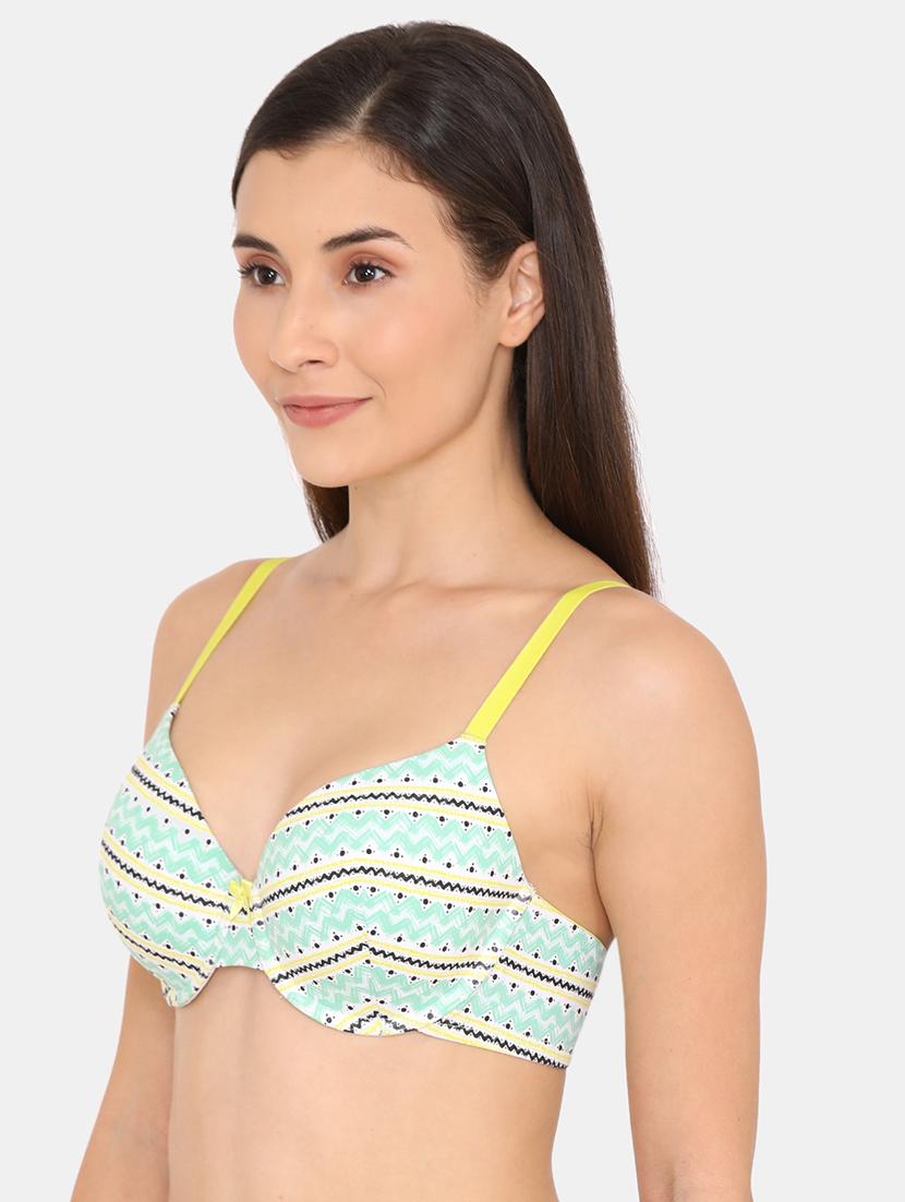 contrast strap t-shirt bra - 16813253 - Zoom Image - 2