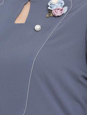 key hole neck embellished top - 16814855 - Standard Image - 5