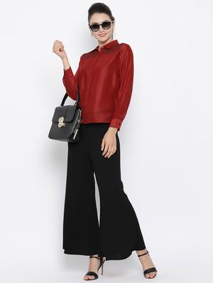 embroidered detail solid shirt - 16814857 - Standard Image - 4