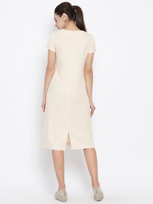 front pockets formal sheath dress - 16814884 - Standard Image - 3