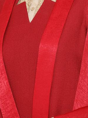exaggerated bell sleeves blazer - 16814888 - Standard Image - 5