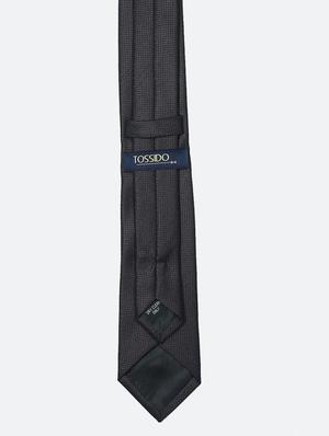 black micro fiber tie - 16815505 - Standard Image - 3