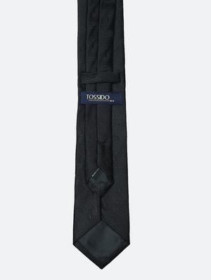 black micro fiber tie - 16815507 - Standard Image - 3