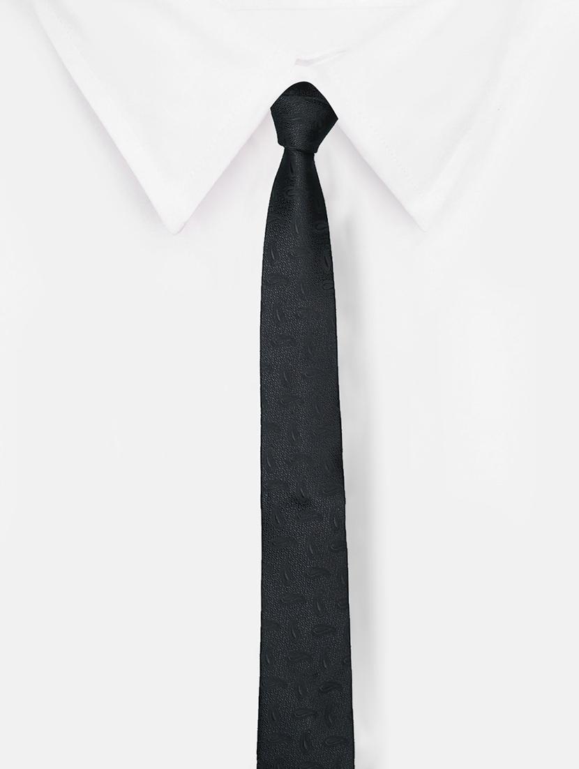 black micro fiber tie - 16815507 - Zoom Image - 2