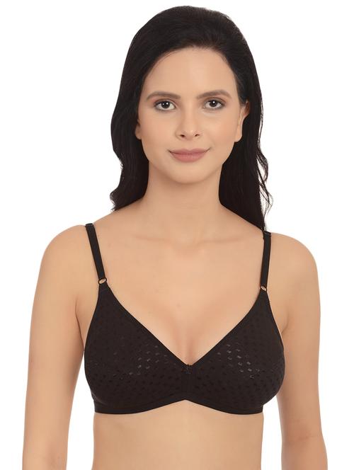 floral patch dobby bra - 16815642 - Standard Image - 1