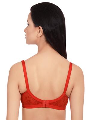 floral patch sheer panel bra - 16815656 - Standard Image - 3