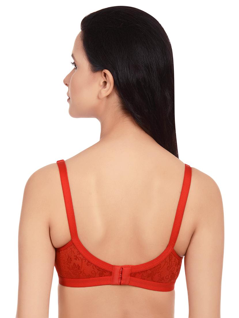 floral patch sheer panel bra - 16815656 - Zoom Image - 3