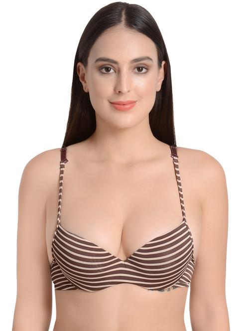 detachable strap striped t-shirt bra - 16815669 - Standard Image - 1