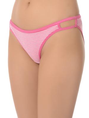 low rise striped bikini panty - 16815694 - Standard Image - 2