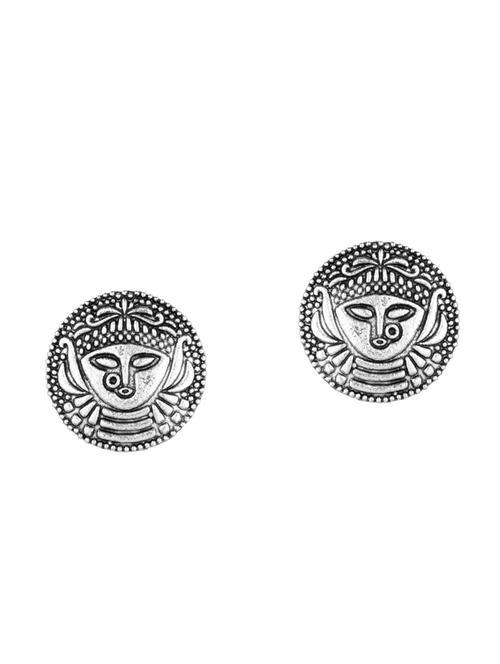 silver metal studs earring - 16815783 - Standard Image - 1