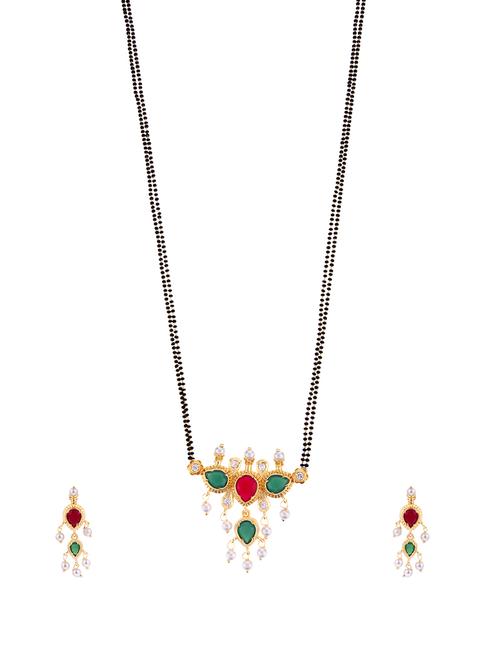 multi colored metal mangalsutra - 16815787 - Standard Image - 1