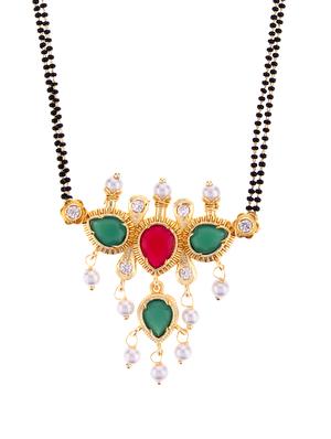 multi colored metal mangalsutra - 16815787 - Standard Image - 2