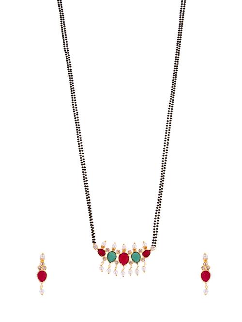 multi colored metal mangalsutra - 16815790 - Standard Image - 1