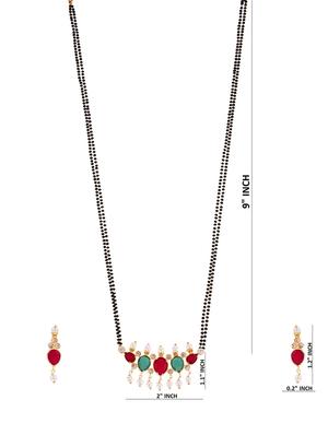 multi colored metal mangalsutra - 16815790 - Standard Image - 4