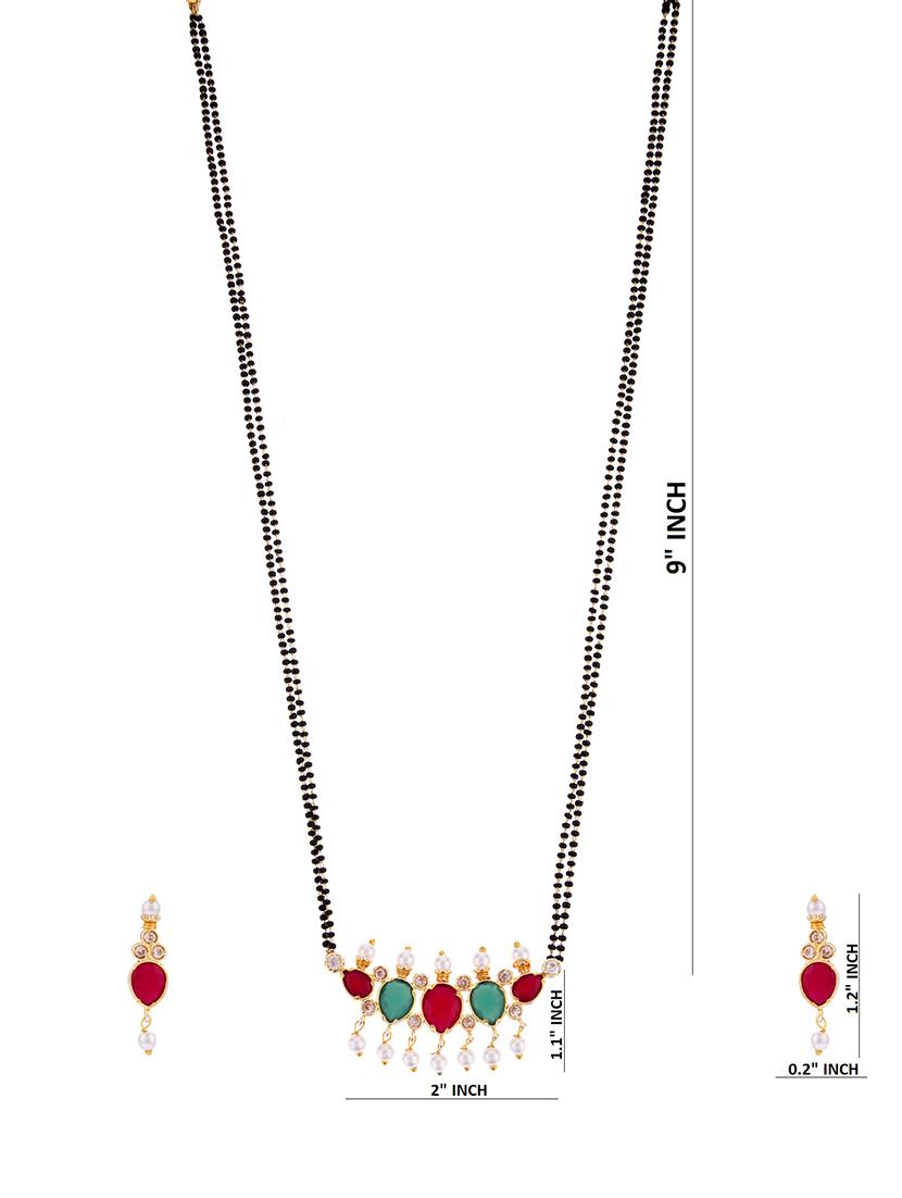 multi colored metal mangalsutra - 16815790 - Zoom Image - 4
