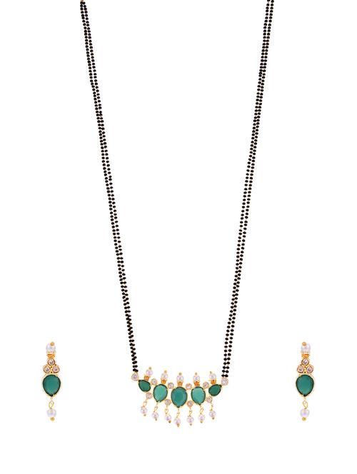 green metal mangalsutra - 16815792 - Standard Image - 1