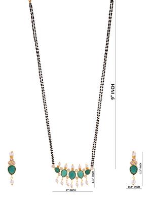 green metal mangalsutra - 16815792 - Standard Image - 4
