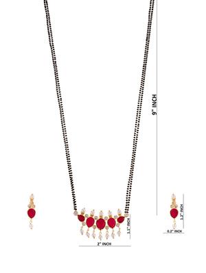 pink metal mangalsutra - 16815793 - Standard Image - 4