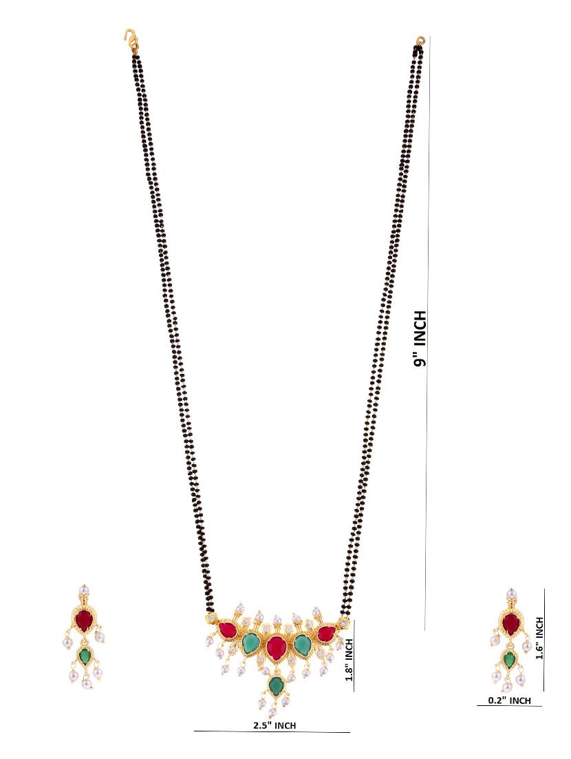 multi colored metal mangalsutra - 16815798 - Zoom Image - 4
