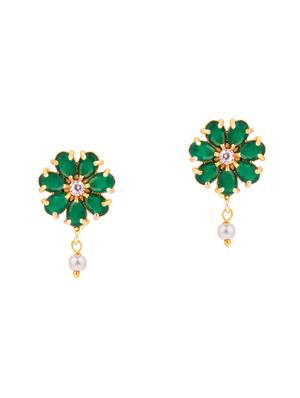 green metal necklaces and earring - 16815811 - Standard Image - 3