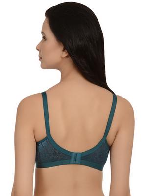 floral patch sheer panel bra - 16815831 - Standard Image - 3