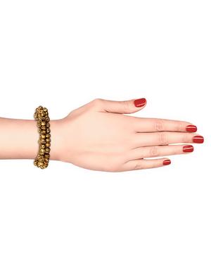 gold metal bangle - 16815848 - Standard Image - 3