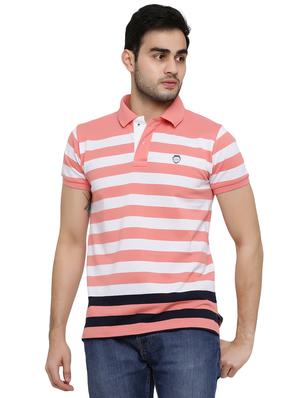 pink striped polo t-shirt - 16816184 - Standard Image - 2