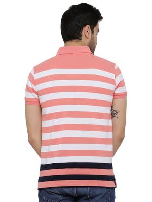 pink striped polo t-shirt - 16816184 - Standard Image - 3