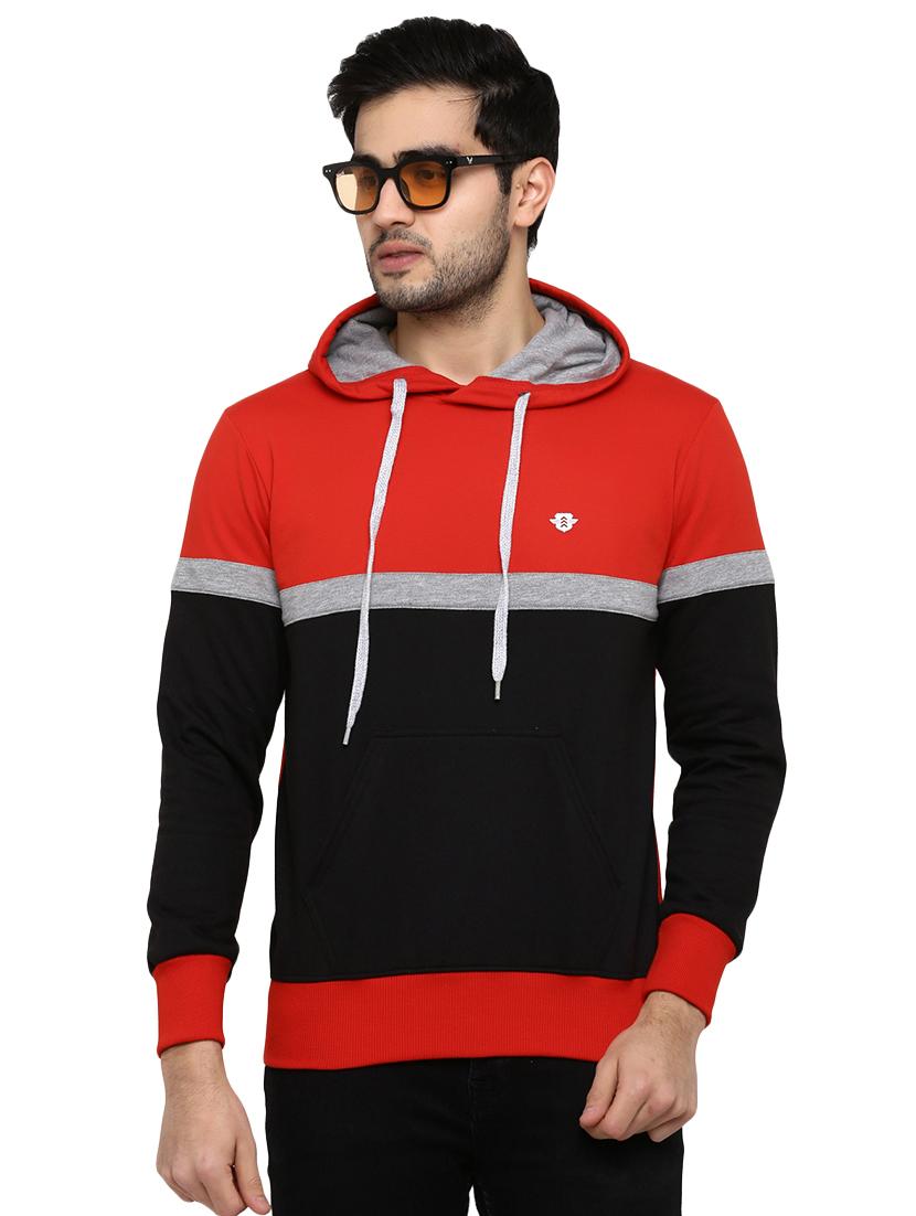 black color block sweatshirt - 16816187 - Zoom Image - 1