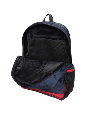 blue polyester laptop backpack - 16816354 - Standard Image - 3