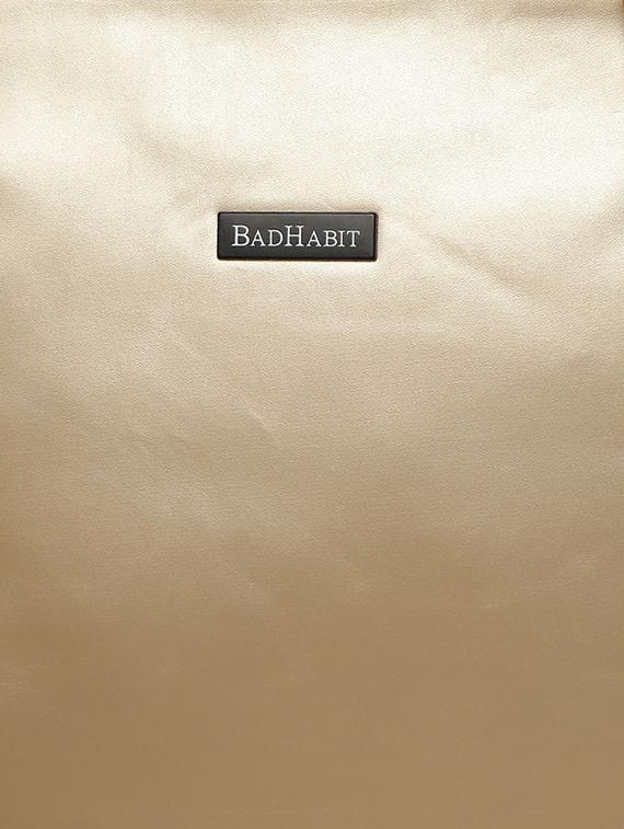 gold leatherette regular handbag - 16816362 - Zoom Image - 5