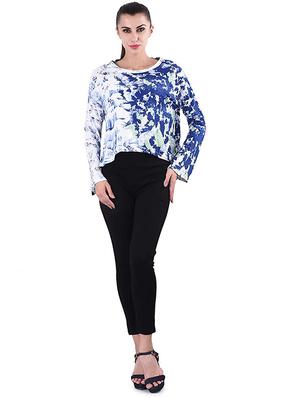 sponge strokes round neck tee - 16816436 - Standard Image - 4