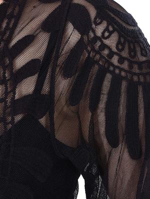 embroidered regular shrug - 16816450 - Standard Image - 4