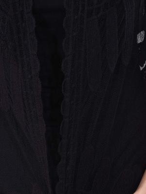 embroidered regular shrug - 16816450 - Standard Image - 5