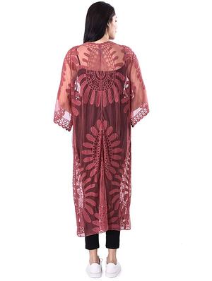 embroidered regular shrug - 16816451 - Standard Image - 3