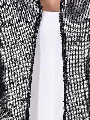 mesh panel solid jacket - 16816475 - Standard Image - 4