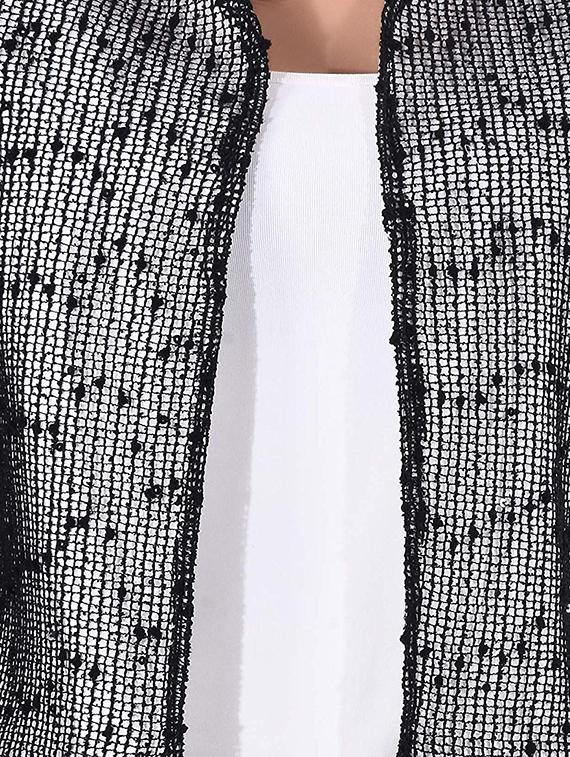 mesh panel solid jacket - 16816475 - Zoom Image - 4