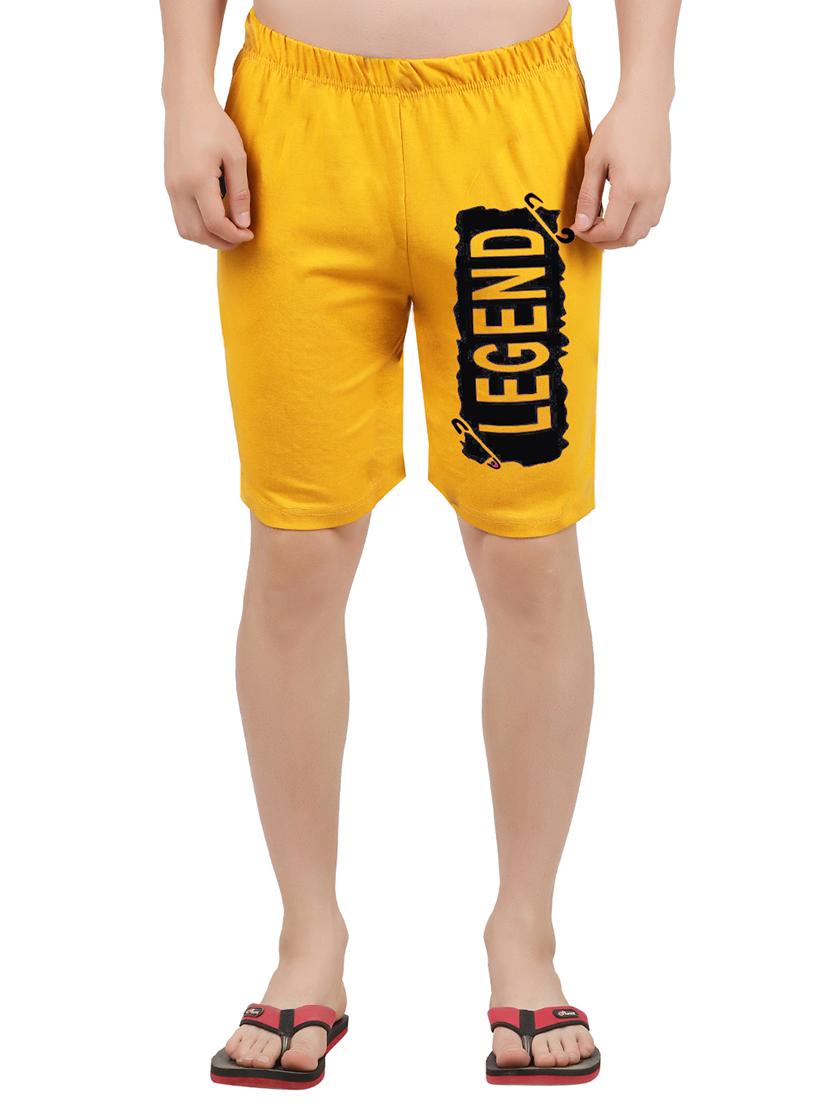 yellow printed shorts - 16816666 - Zoom Image - 1