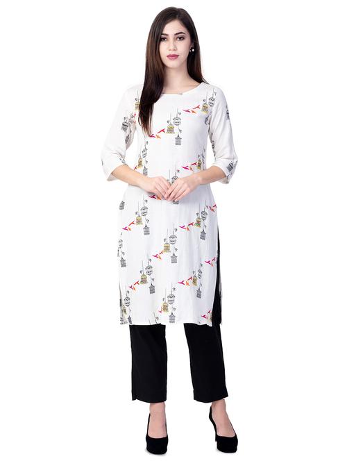printed kurta pant set - 16816689 - Standard Image - 1