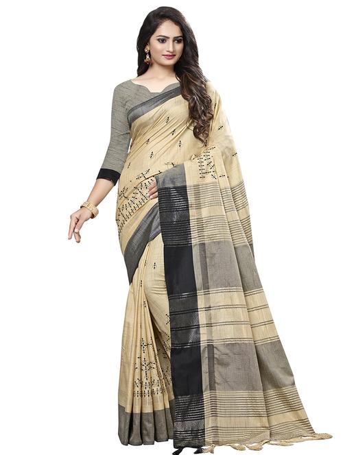 warli embroidered saree with blouse - 16816714 - Standard Image - 1